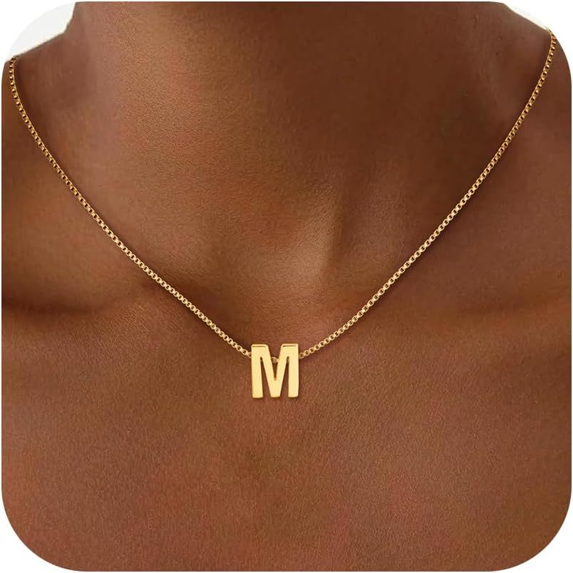 Custom Initial Gold Necklace