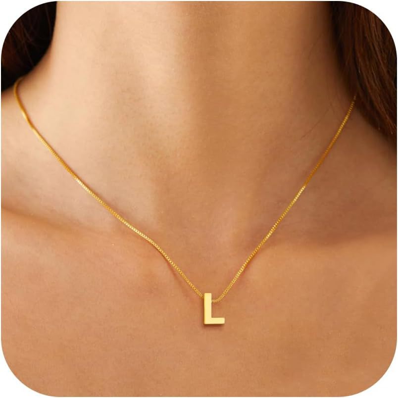 Custom Initial Gold Necklace