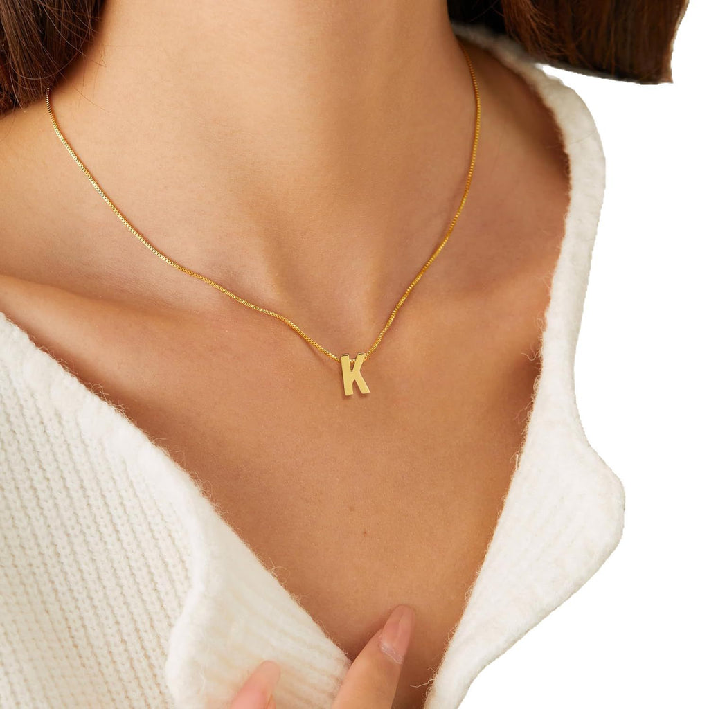 Custom Initial Gold Necklace