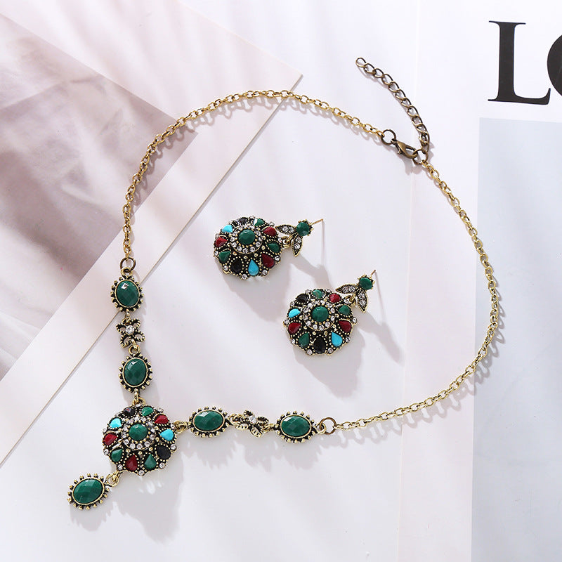 Vintage Colorful Stone Set