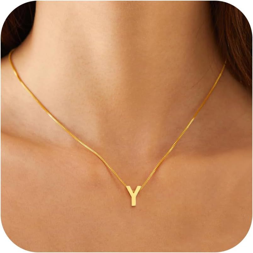 Custom Initial Gold Necklace