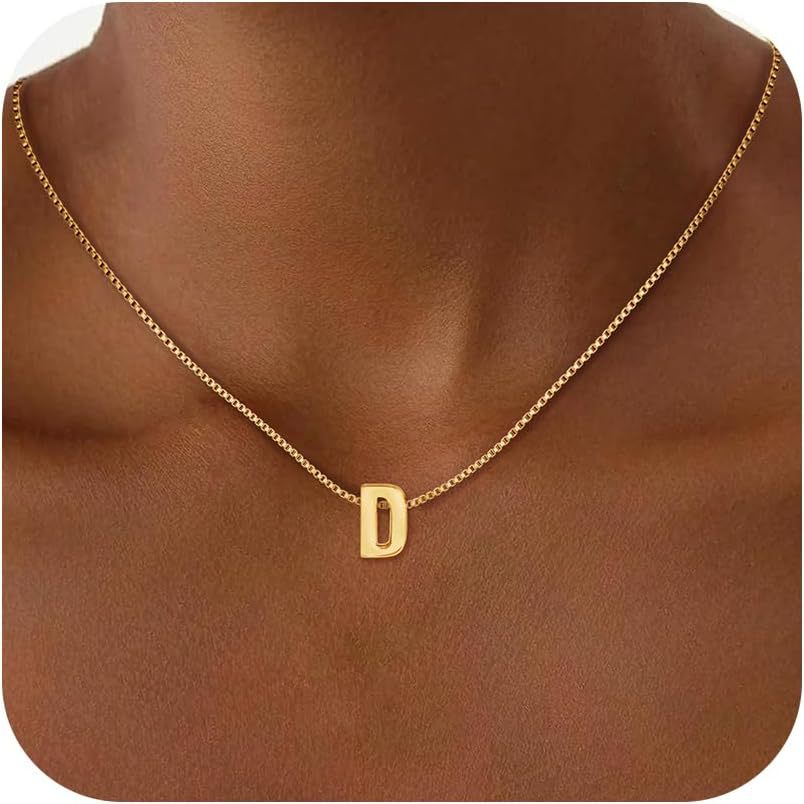 Custom Initial Gold Necklace